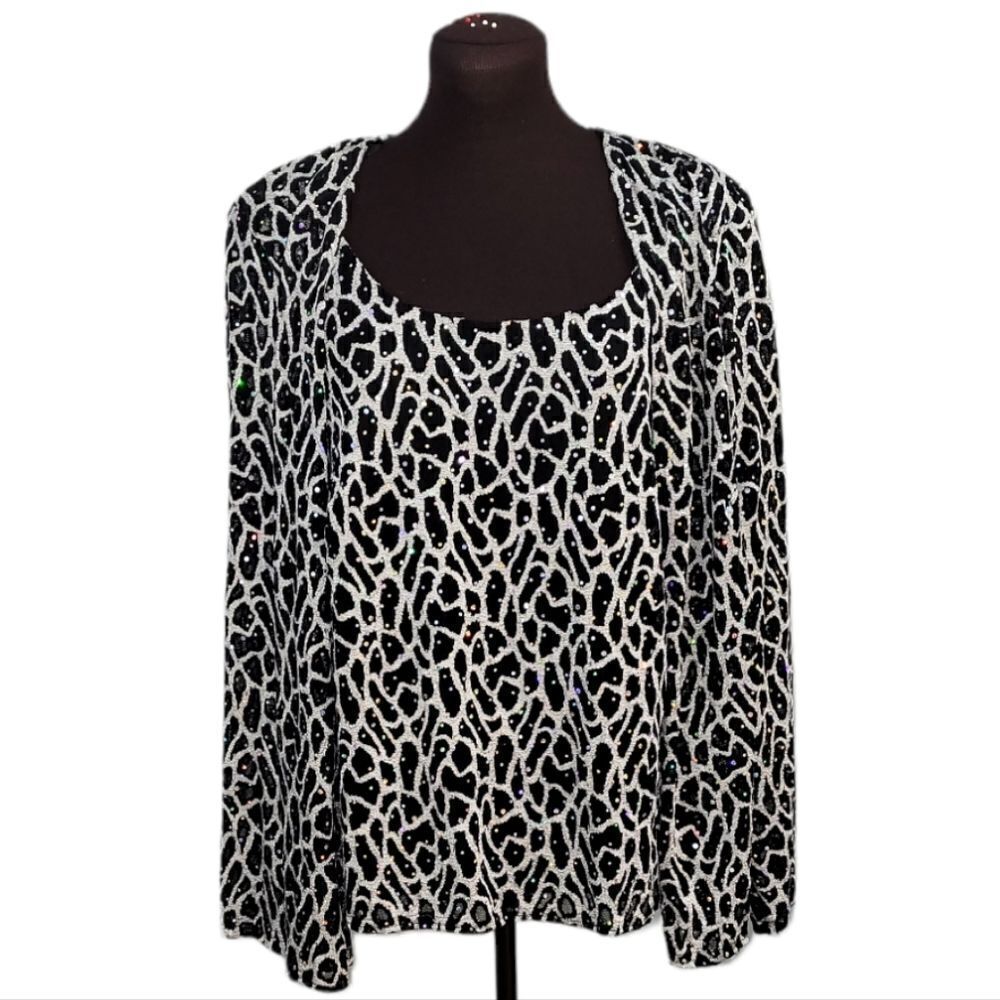 Glistening Leopard Top 💎 EXCELLENT CONDITION 💎